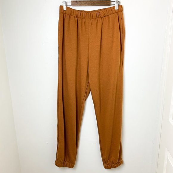 NWOT Circle X sweatpants cozy joggers meerkat tan camel color XL - Picture 2 of 7